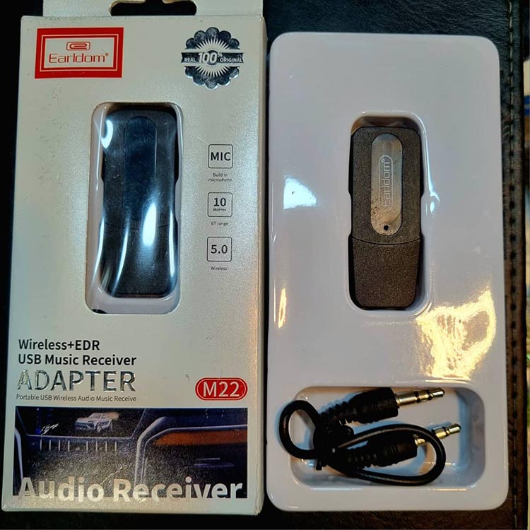 دانگل-بلوتوث-ارلدام-مدل-ET-M22-Earldom-Wireless+EDR-USB-Music-Receiver-Adapter
